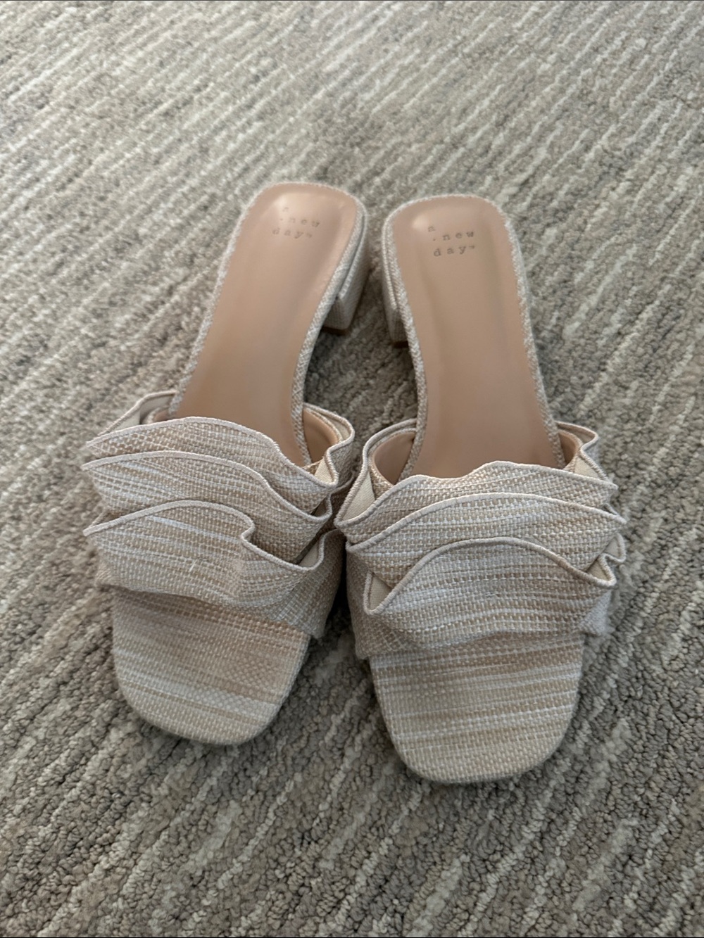 A New Day ruffle sandals